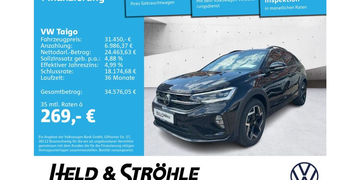 VW Taigo 2.001 km 28.450 &euro; Ulm 89077