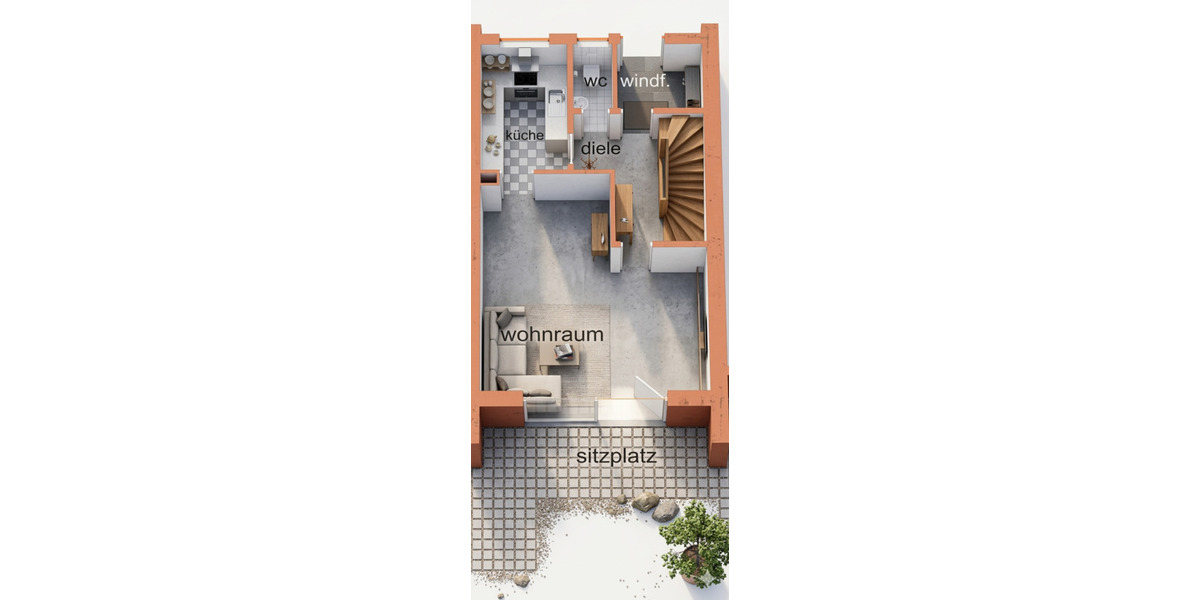 Reihenmittelhaus Ulm Jungingen - 4 Zimmer, 121 m&sup2;, 489.000&euro; | Angebot:26331440