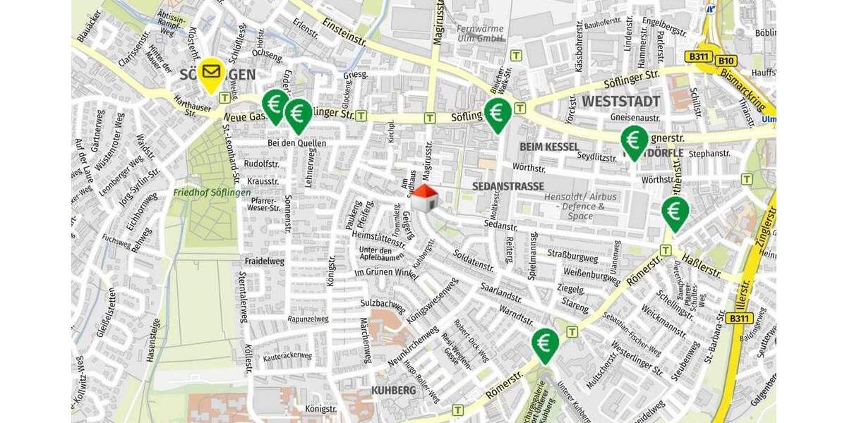 ** Hervorragendes Investment: Wohn- und Geschäftshaus in Ulm-Weststadt ** 2 zimmer