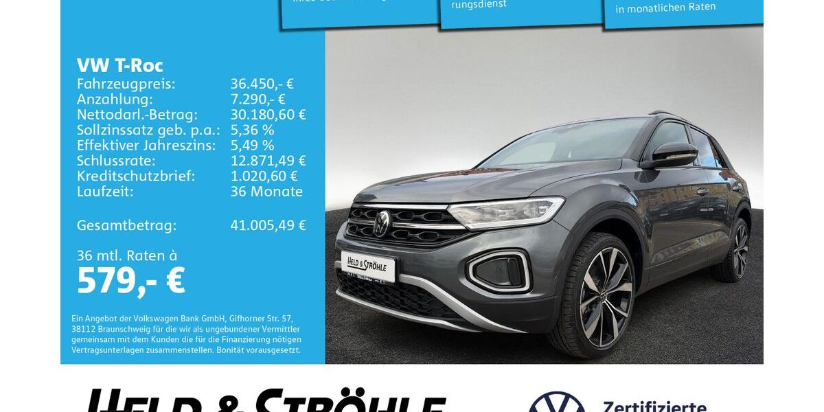 VW T-Roc 8.001 km 35.950 &euro; Neu-Ulm 89231