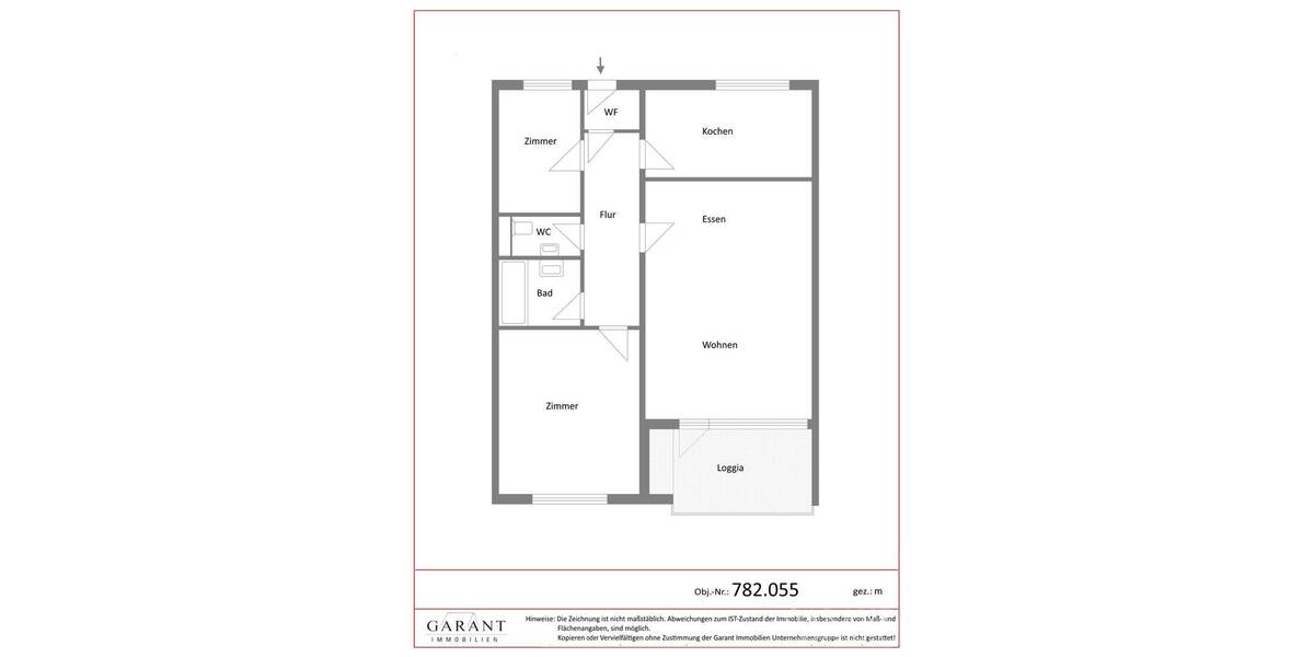 Etagenwohnung Senden Ay - 2 Zimmer, 73 m&sup2;, 245.000&euro; | Angebot:26697322