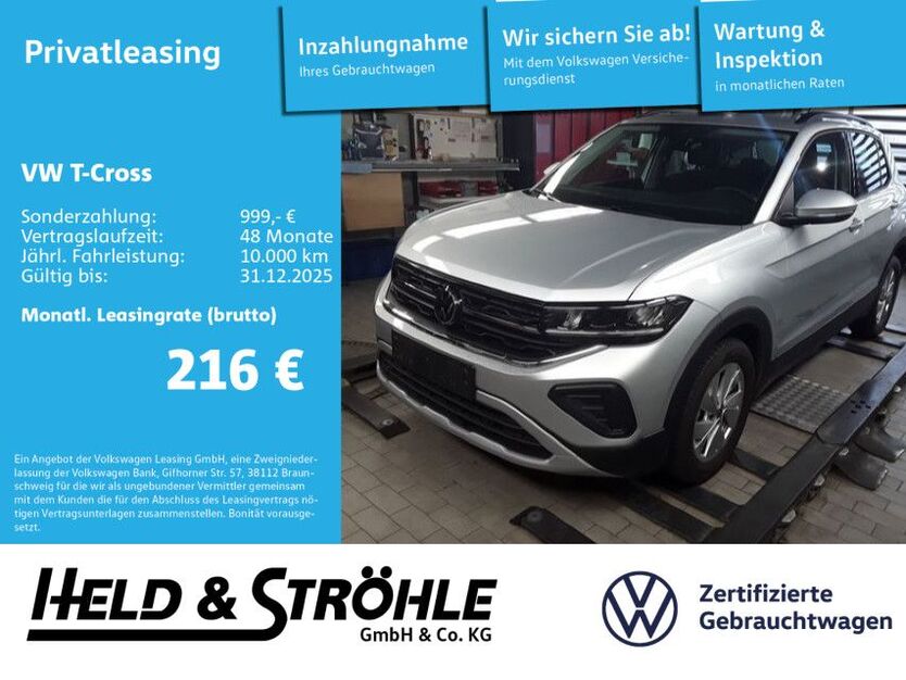 VW T-Cross 7.074 km 21.860 € Neu-Ulm 89231