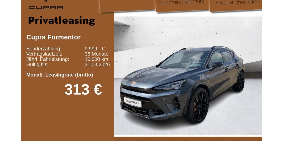 Cupra Formentor 2.001 km 55.450 &euro; Neu-Ulm 89231