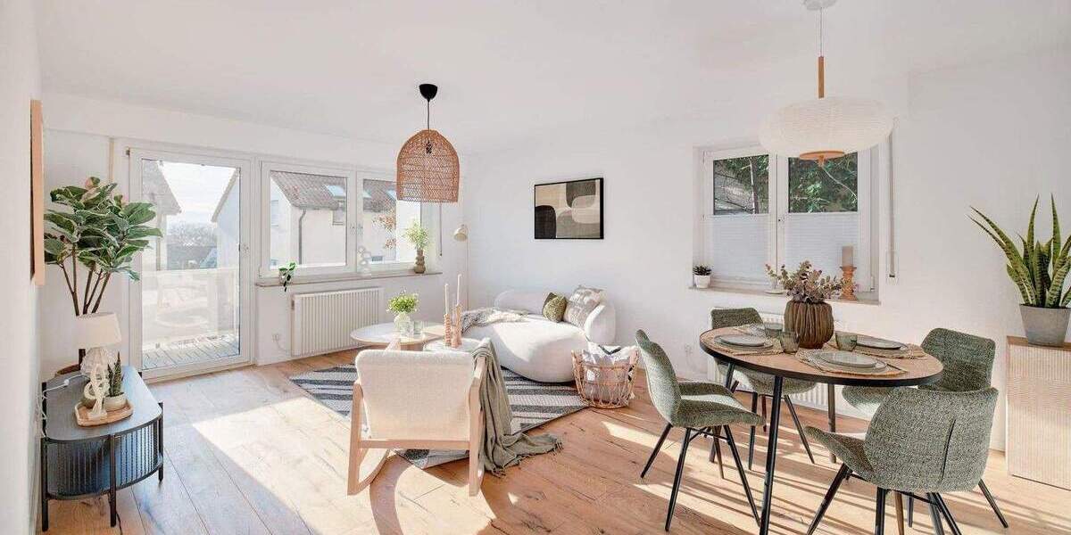 Provisionsfrei, sofort einziehen, helle 3 Zimmer Wohnung in beliebter Lage Neu-Ulm Offenhausen 3 zimmer