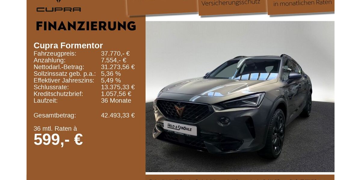 Cupra Formentor 25.395 km 37.770 &euro; Neu-Ulm 89231