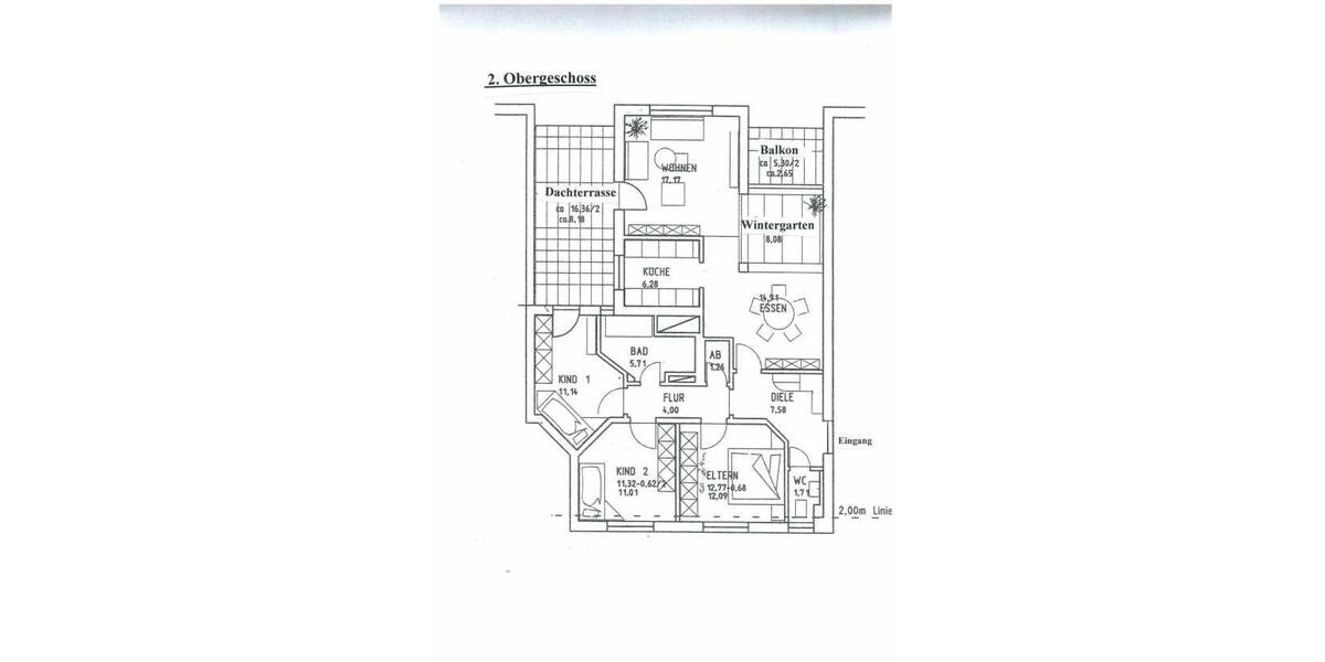 Dachgeschoßwohnung Bellenberg - 4 Zimmer, 112 m&sup2;, 390.000&euro; | Angebot:27116894