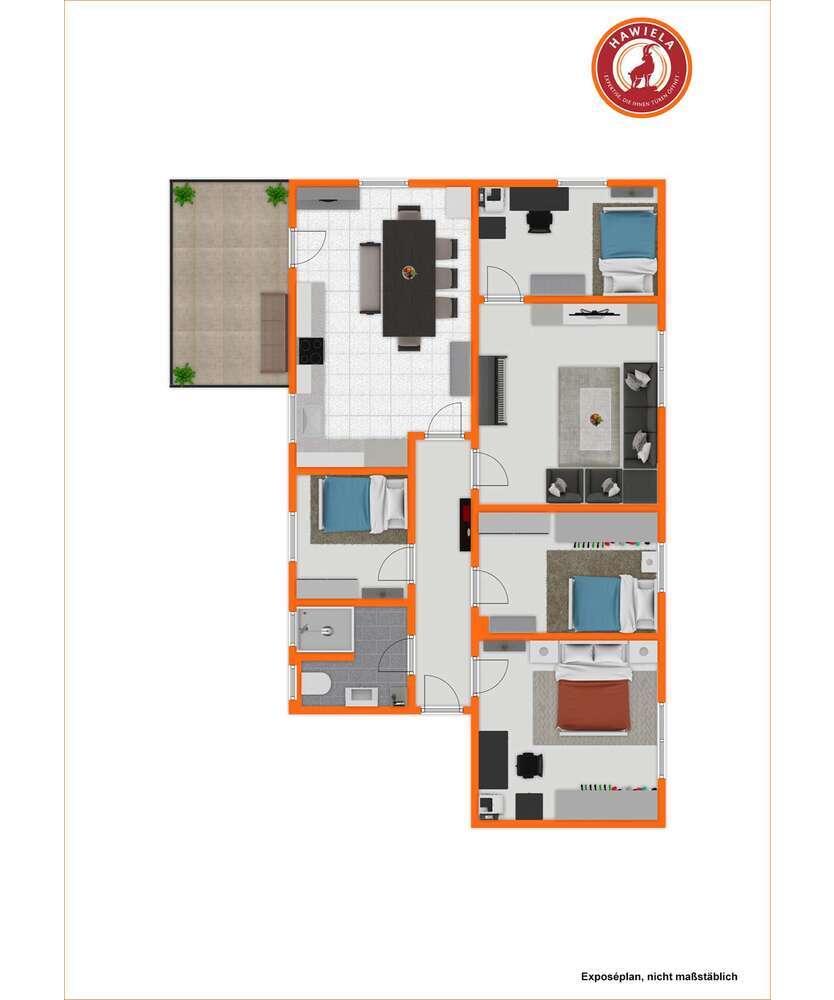 Wohnung zum Kaufen in Bibertal 267.300 € 99 m²