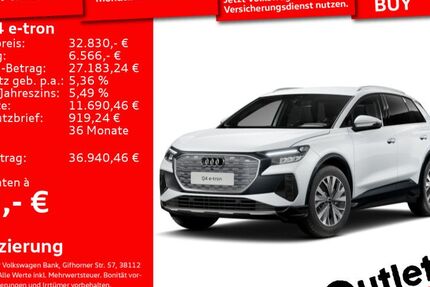 Audi Q4 e-tron 36.432 km 32.830 &euro; Senden 89250