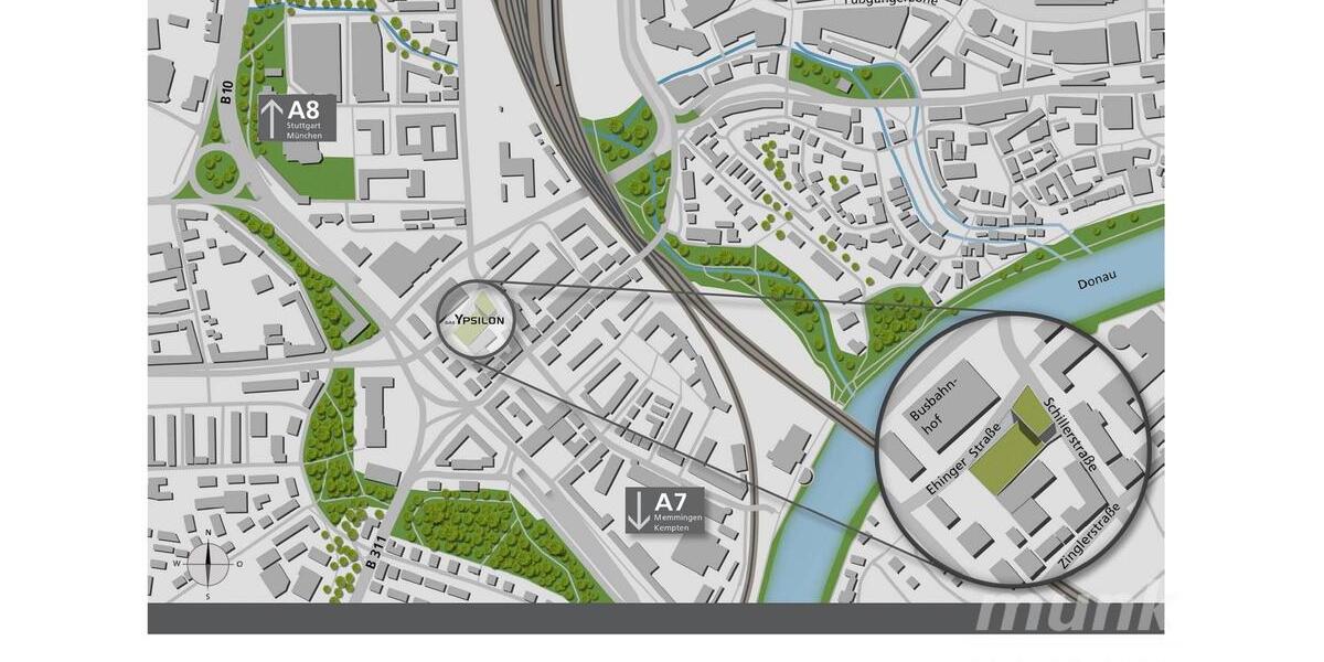 Zentral. Modern. Bürofläche in Ulm mit perfekter Infrastruktur zimmer