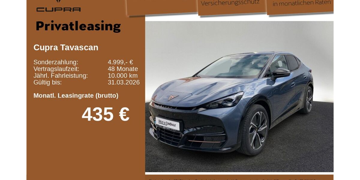 Cupra Tavascan 7.001 km 48.350 &euro; Neu-Ulm 89231