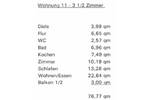 Etagenwohnung Ulm Eselsberg - 3 Zimmer, 77 m&sup2;, 375.000&euro; | Angebot:26787469