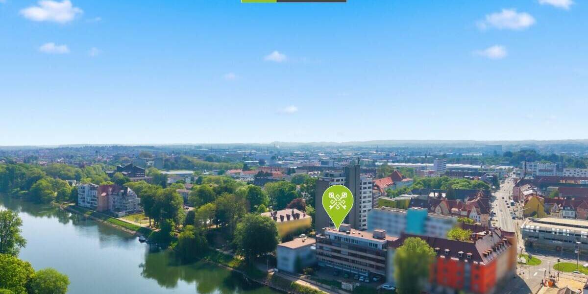 Etagenwohnung Neu-Ulm Stadtmitte - 3 Zimmer, 84 m&sup2;, 298.000&euro; | Angebot:26596212
