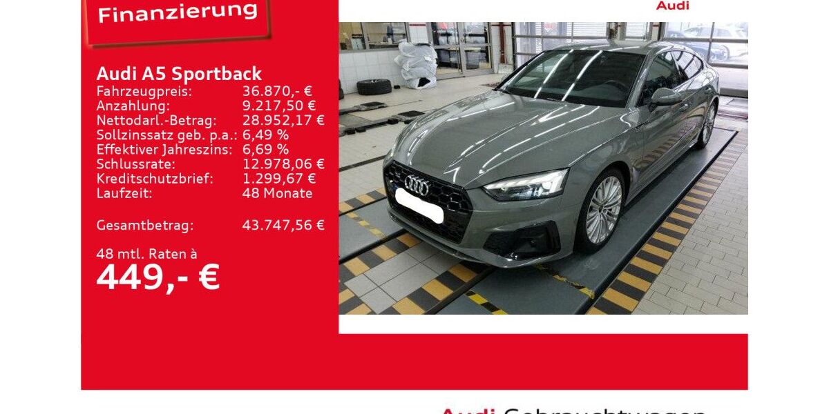 Audi A5 38.209 km 36.870 € Ulm 89073