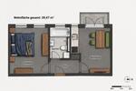 Etagenwohnung Senden - 2 Zimmer, 40 m&sup2;, 119.500&euro; | Angebot:26927309