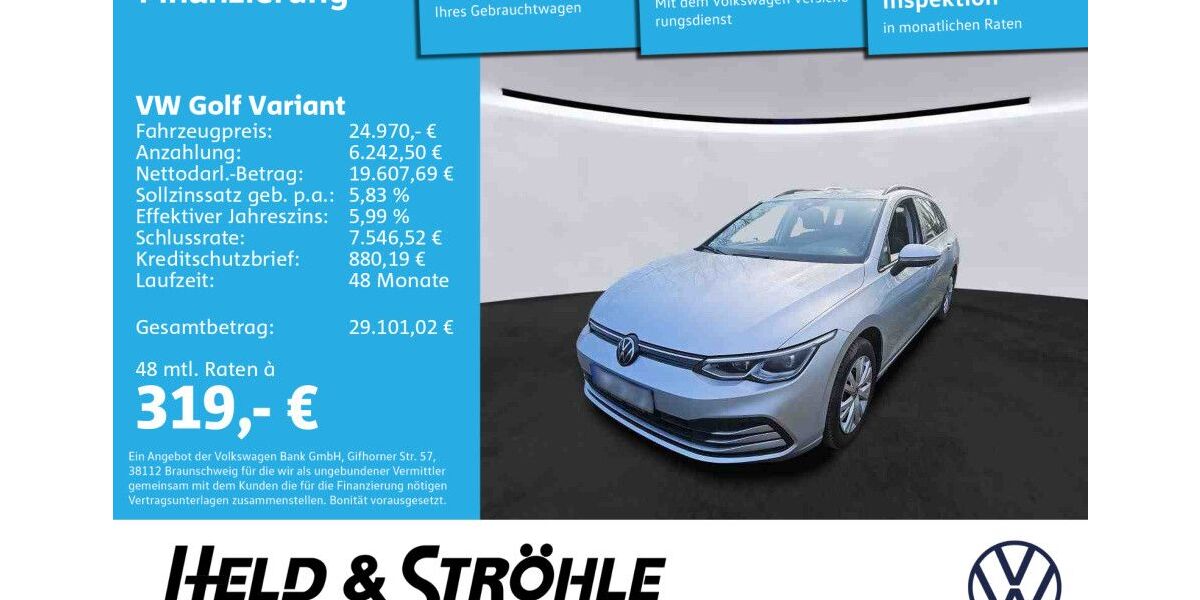 VW Golf 20.274 km 24.970 &euro; Neu-Ulm 89231