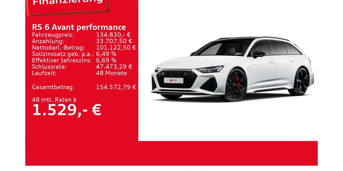 Audi RS6 15.029 km 134.830 &euro; Ulm 89073