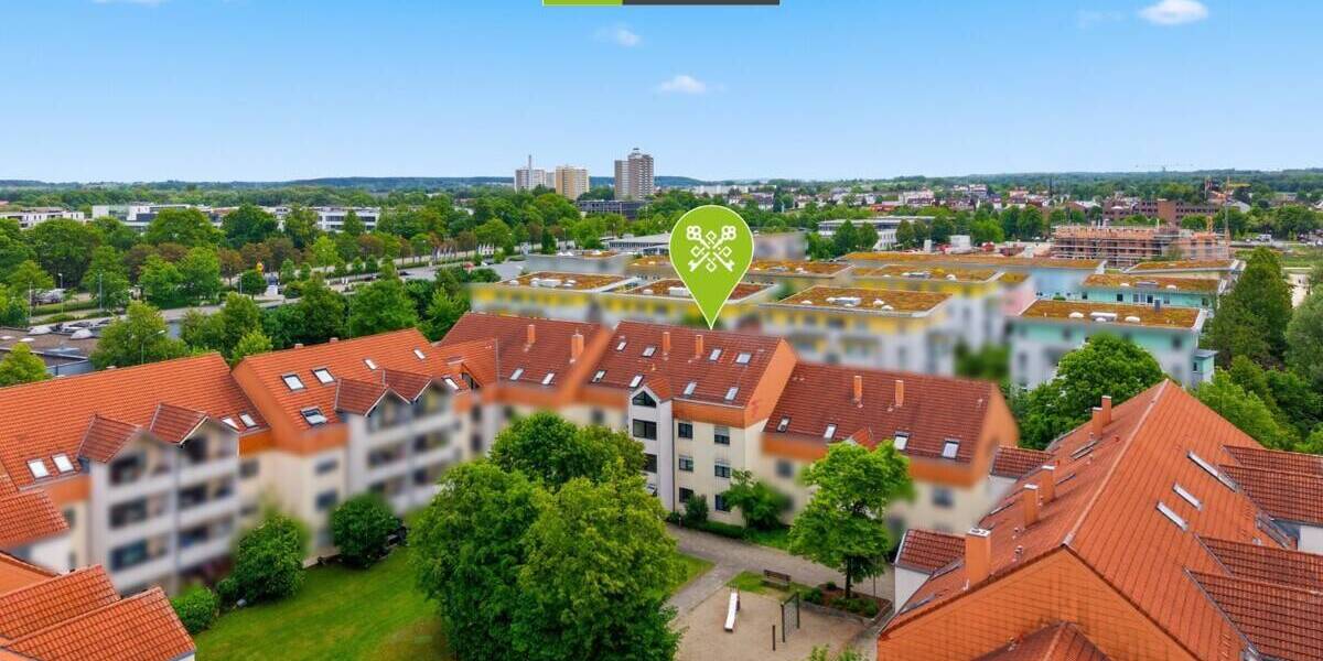 Etagenwohnung Neu-Ulm Ludwigsfeld - 3 Zimmer, 86 m&sup2;, 365.000&euro; | Angebot:26758672