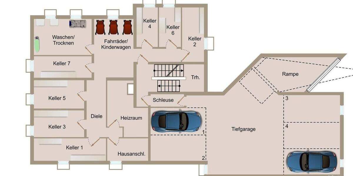 Mehrfamilienhaus, Wohnhaus Senden - 1 Zimmer, 520 m&sup2;, 1.650.000&euro; | Angebot:25676050