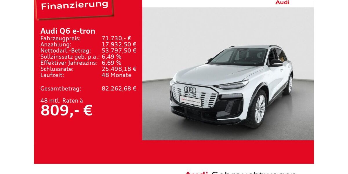 Audi Q6 e-tron 7.136 km 71.730 &euro; Ulm 89073