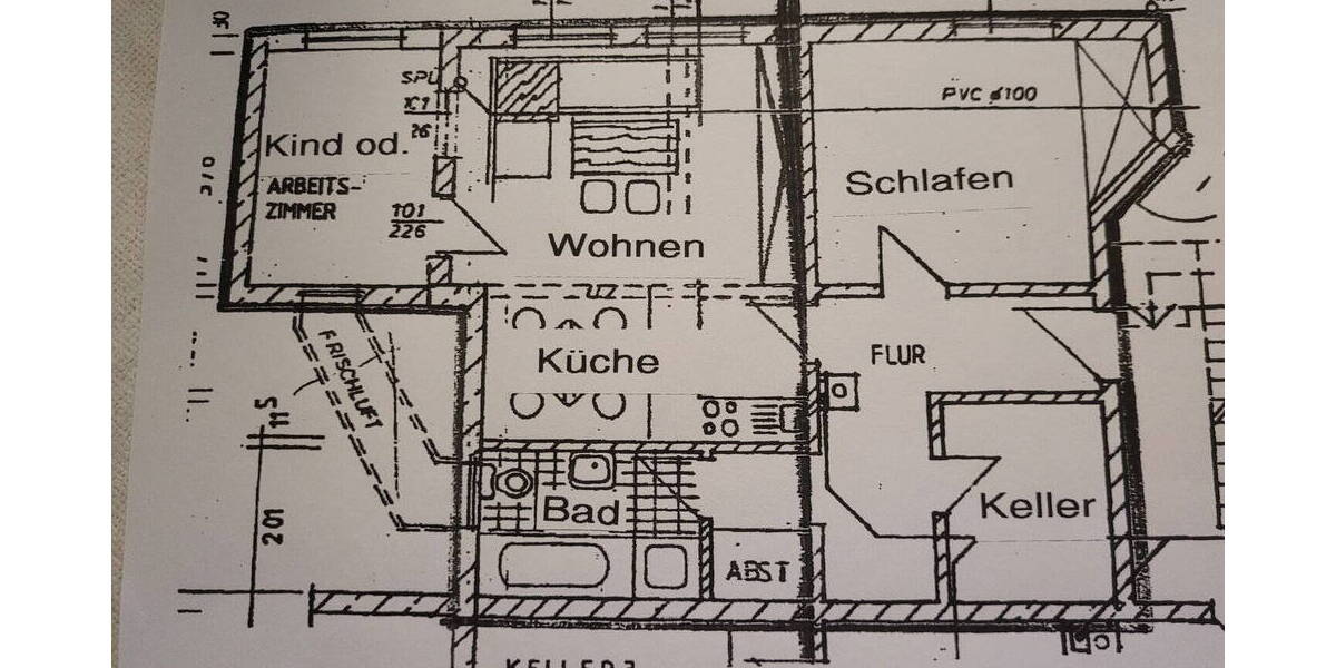 Etagenwohnung Ichenhausen - 3 Zimmer, 77 m&sup2;, 235.000&euro; | Angebot:26763652