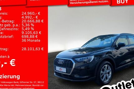 Audi Q3 53.222 km 24.960 &euro; Senden 89250