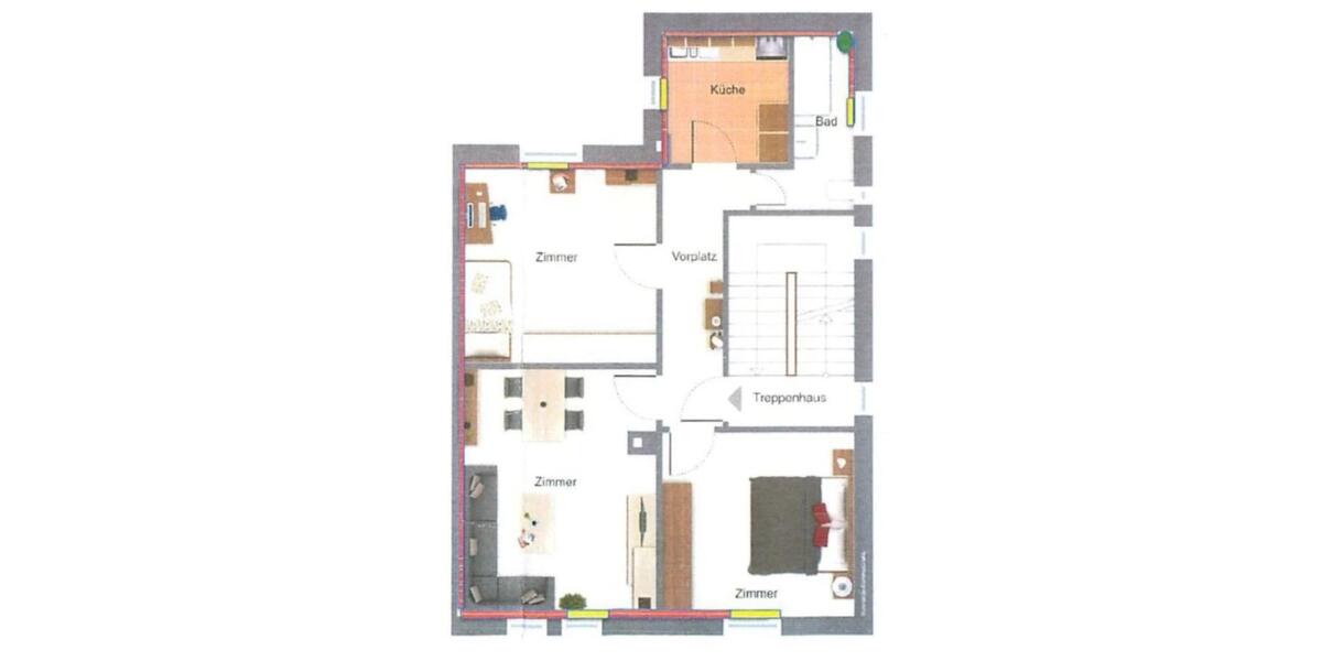 Etagenwohnung Ulm - 1 Zimmer, 13 m&sup2;, 475&euro; | Angebot:26277525