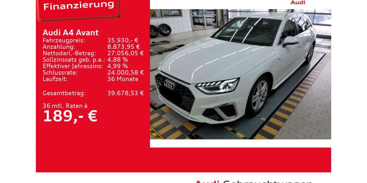 Audi A4 24.179 km 35.930 &euro; Ulm 89073