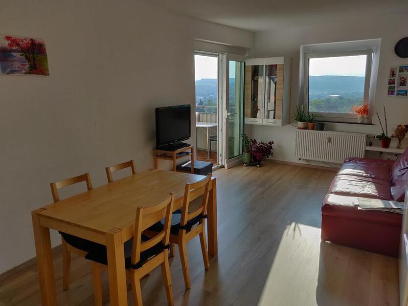 Eselsberg möblierte 3-Zimmer-Wohnung mit SüdWest Balkon