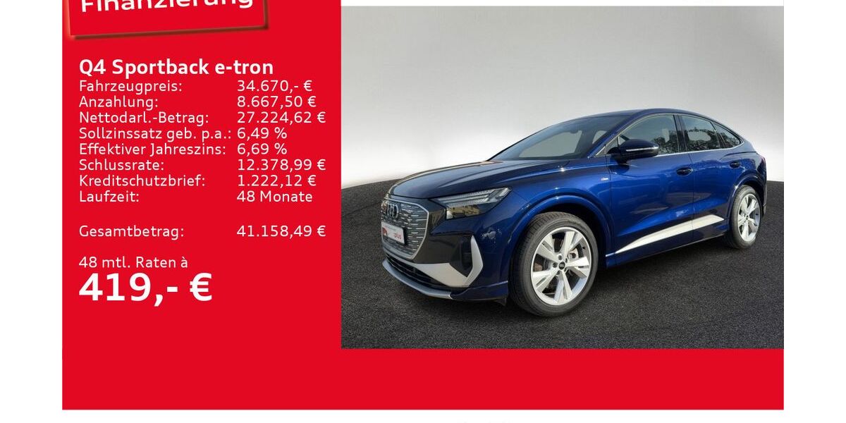 Audi Q4 e-tron 19.994 km 34.260 € Ulm 89073