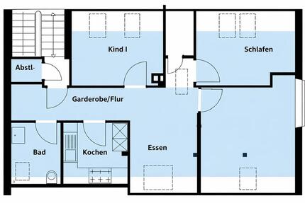 Wohnung Nersingen - 3 Zimmer, 65 m&sup2;, 1.250&euro; | Angebot:26454255