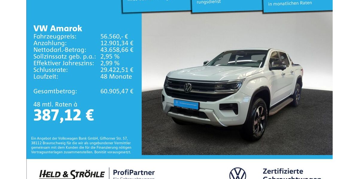 VW Amarok 11.003 km 54.990 &euro; Ulm 89079