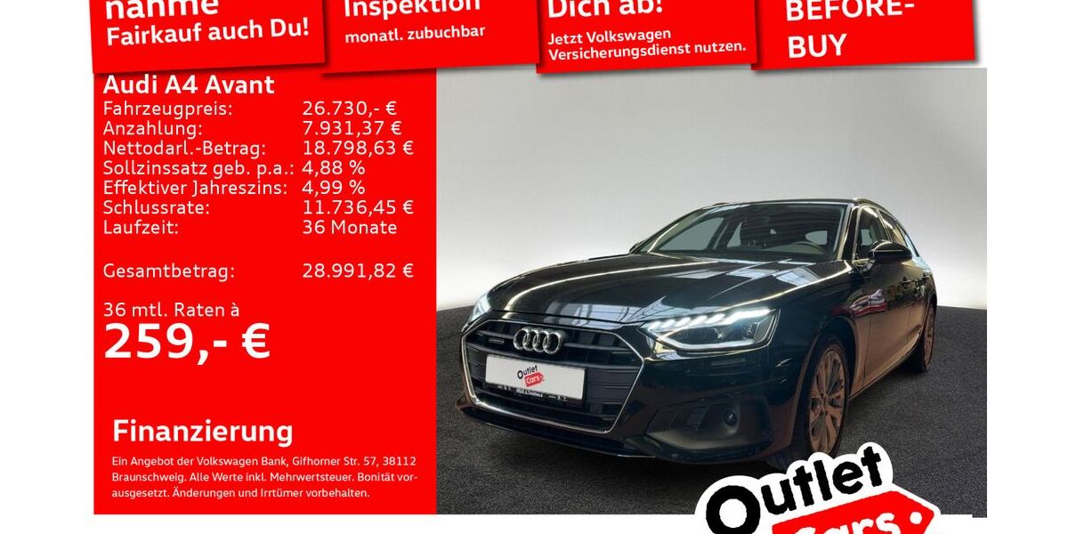 Audi A4 115.691 km 26.360 &euro; Senden 89250