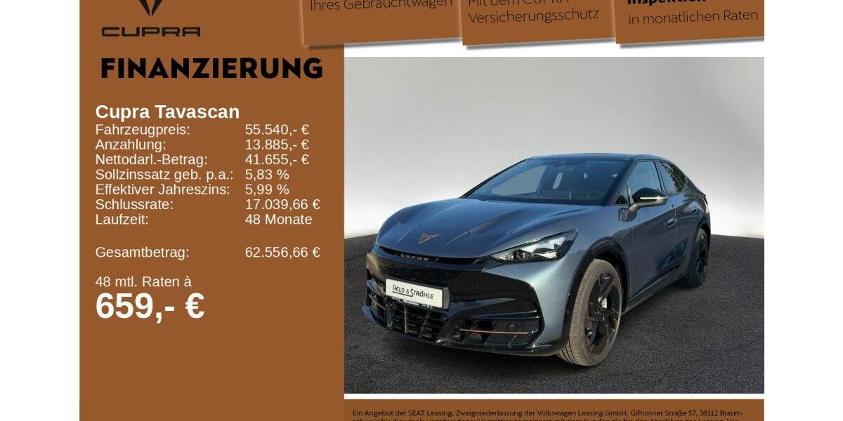 Cupra Tavascan 4.001 km 46.750 &euro; Neu-Ulm 89231