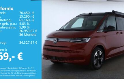 VW T7 California 2.901 km 76.450 &euro; Ulm 89079