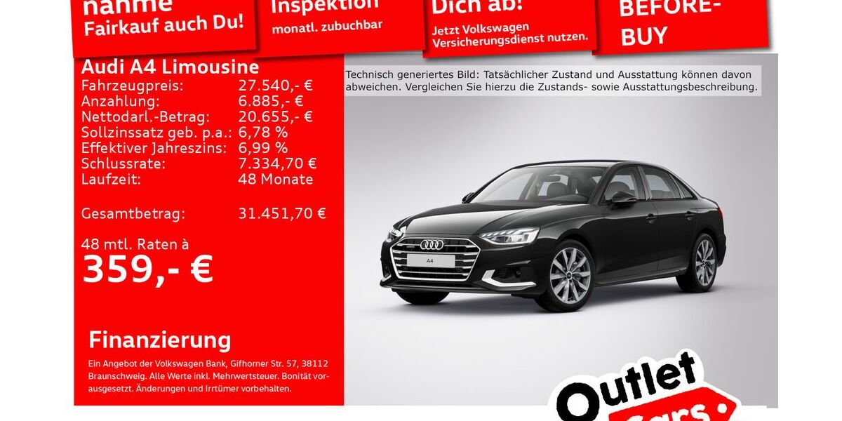 Audi A4 79.829 km 27.540 &euro; Senden 89250