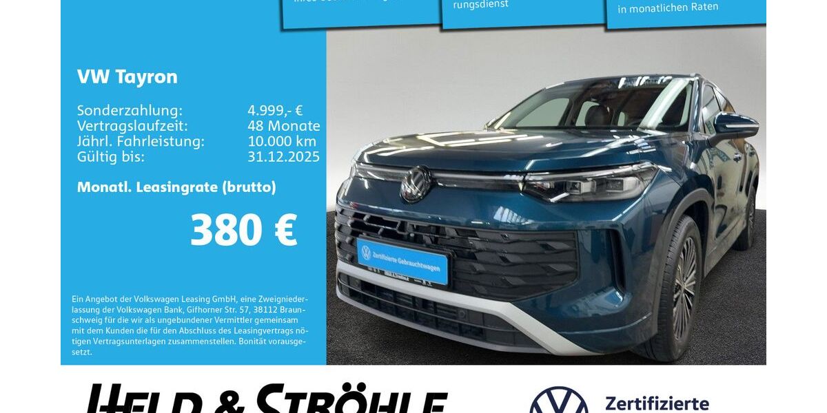 VW Tayron 8.728 km 40.870 € Neu-Ulm 89231