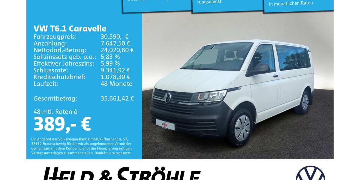 VW T6 Caravelle 49.605 km 30.590 &euro; Ulm 89079