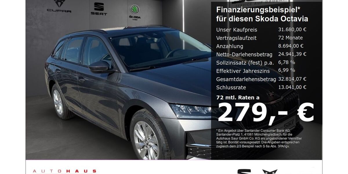 Skoda Octavia 1.500 km 31.680 &euro; Ulm 89077