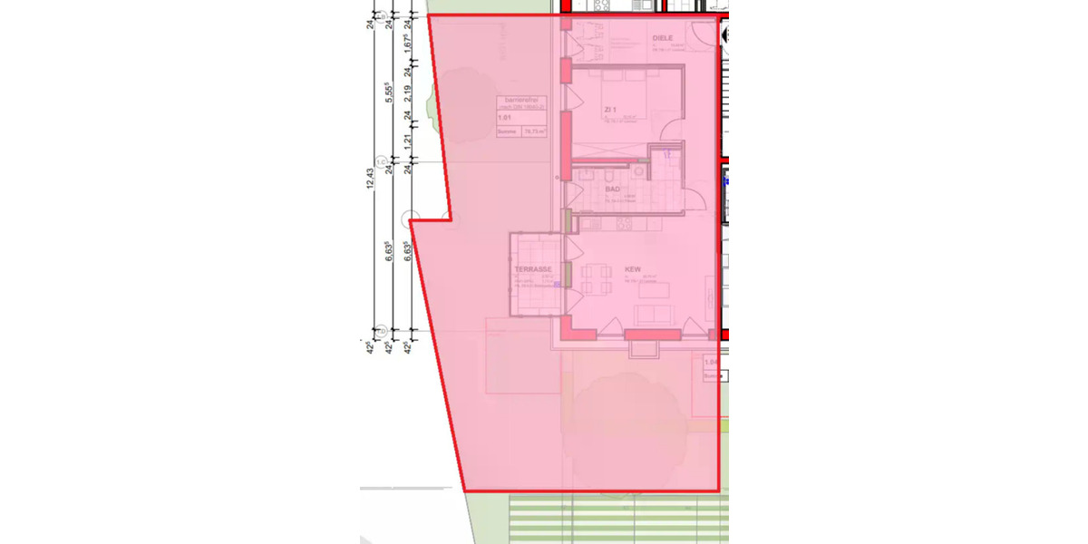 Etagenwohnung Laichingen - 2.5 Zimmer, 70 m&sup2;, 980&euro; | Angebot:24588081