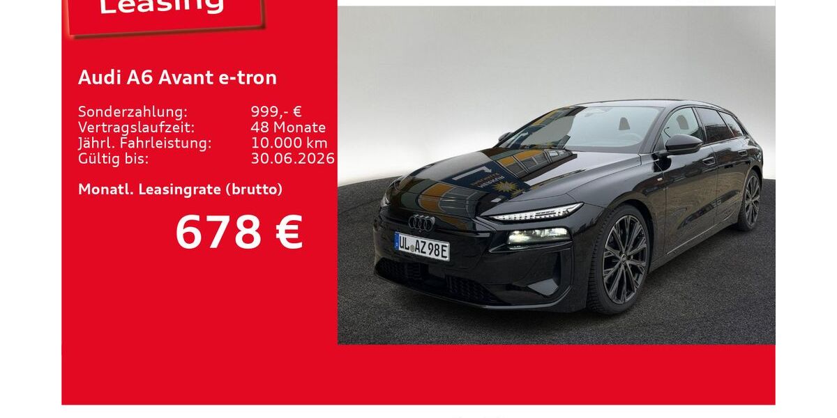 Audi A6 e-tron 28.001 km 68.950 &euro; Ulm 89073