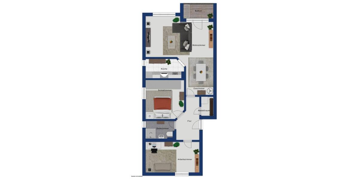 Etagenwohnung Dietenheim / Kreuthöfe Dietenheim - 3 Zimmer, 77 m&sup2;, 240.000&euro; | Angebot:26817282