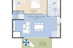 Etagenwohnung Erbach - 2 Zimmer, 81 m&sup2;, 429.000&euro; | Angebot:25691058