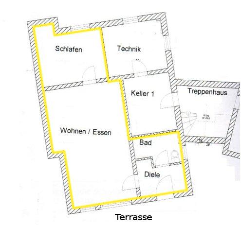 Etagenwohnung Ulm Donautal - 2 Zimmer, 62 m&sup2;, 790&euro; | Angebot:26375256