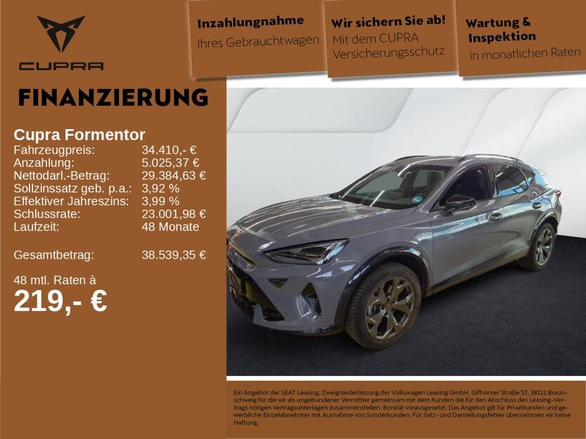 Cupra Formentor 26.244 km 33.760 € Neu-Ulm 89231