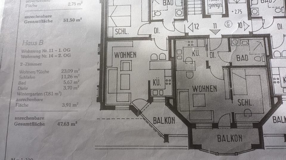 Etagenwohnung Senden - 2 Zimmer, 48 m&sup2;, 199.999&euro; | Angebot:26610824