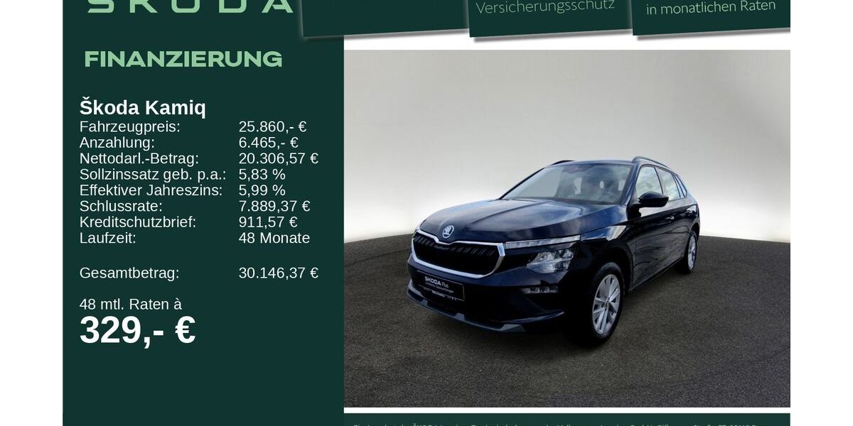 Skoda Kamiq 12.822 km 25.860 &euro; Neu-Ulm 89231