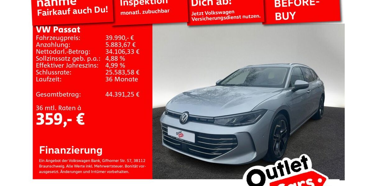 VW Passat 11.489 km 39.990 &euro; Senden 89250