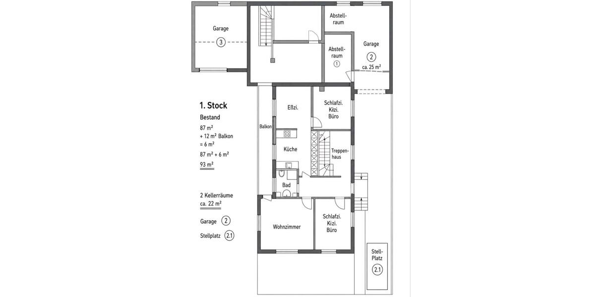 Etagenwohnung Günzburg - 4 Zimmer, 93 m&sup2;, 295.000&euro; | Angebot:26580225
