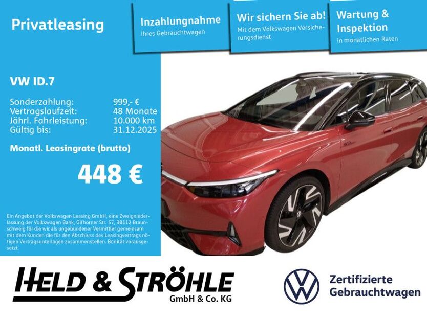VW ID.7 15.001 km 54.450 € Neu-Ulm 89231