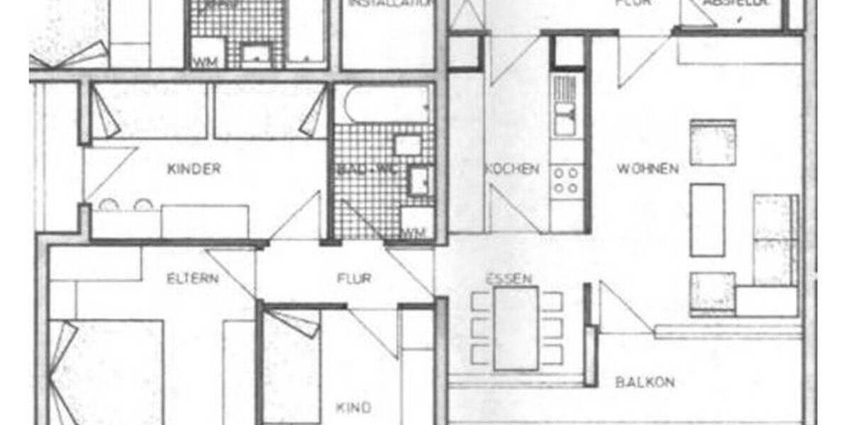 Etagenwohnung Neu-Ulm Ludwigsfeld - 4 Zimmer, 89 m&sup2;, 219.500&euro; | Angebot:26274481
